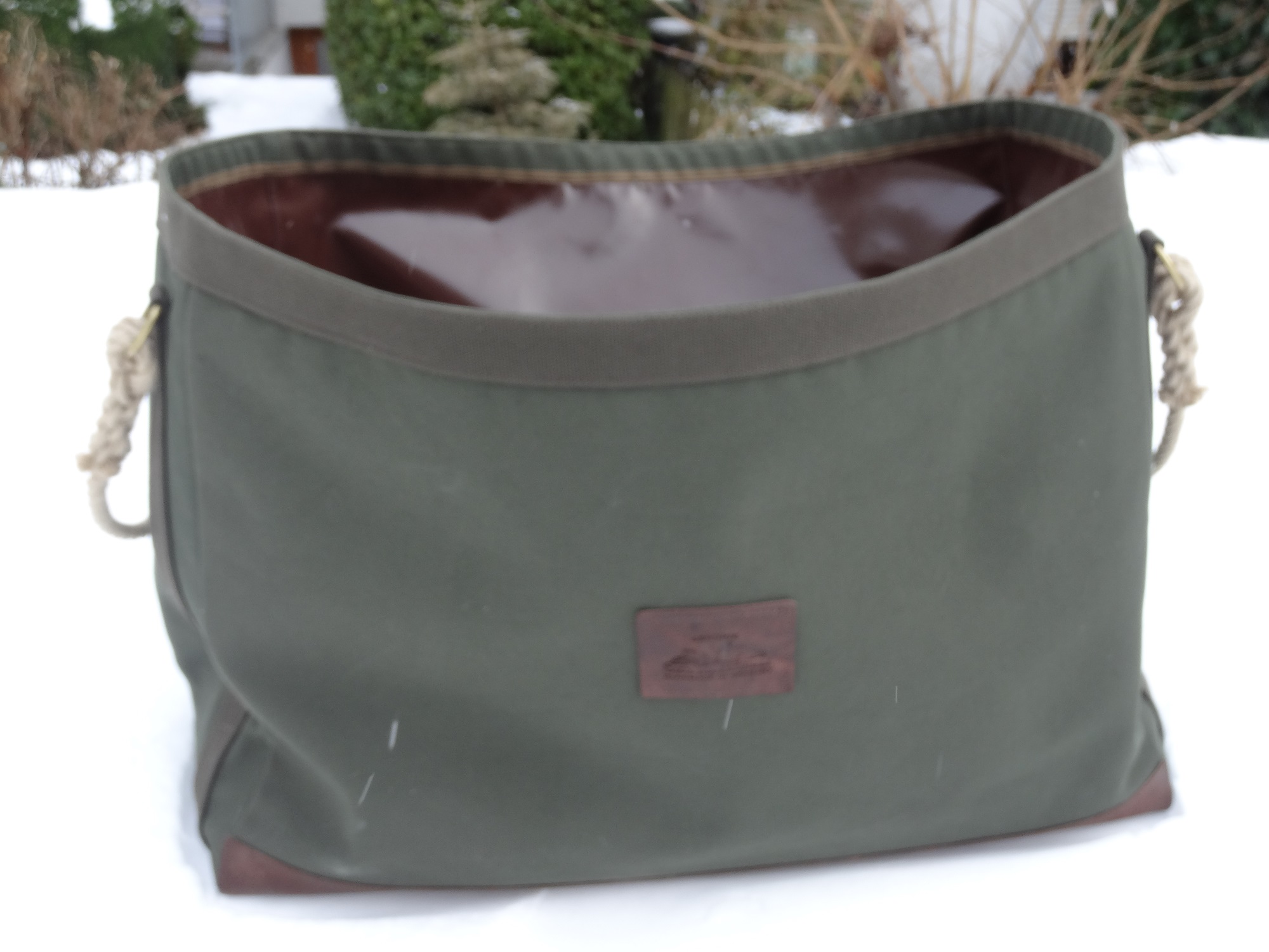 Premium Kaminholztasche Canvas (Extralarge)