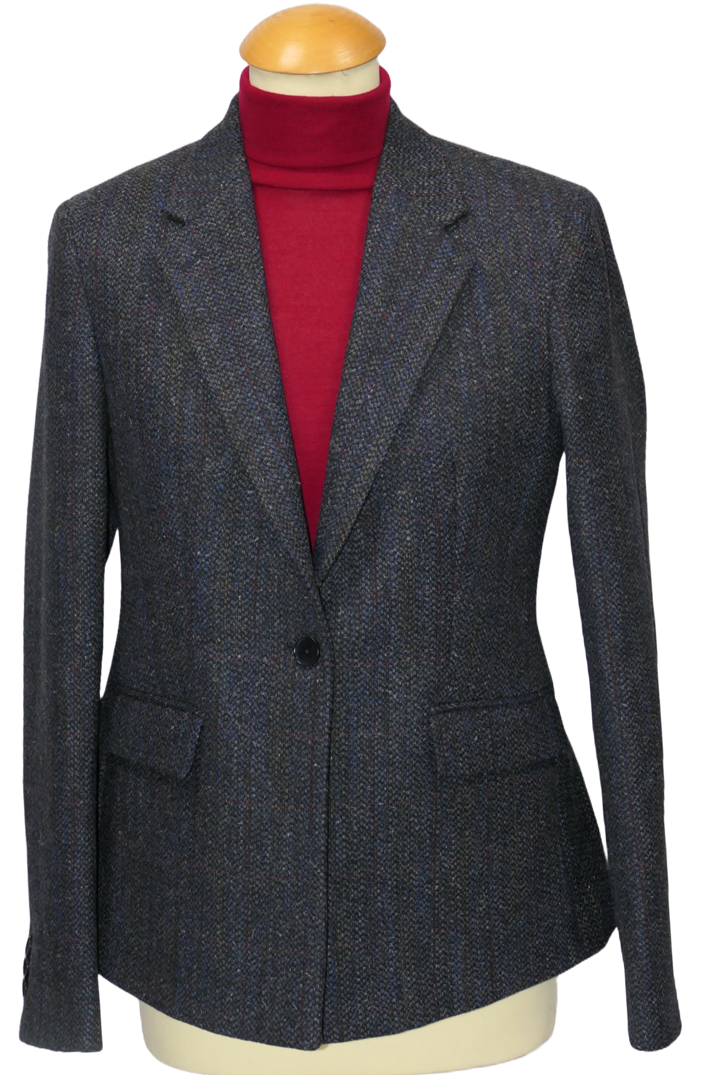 Harris Tweed Jacke blau