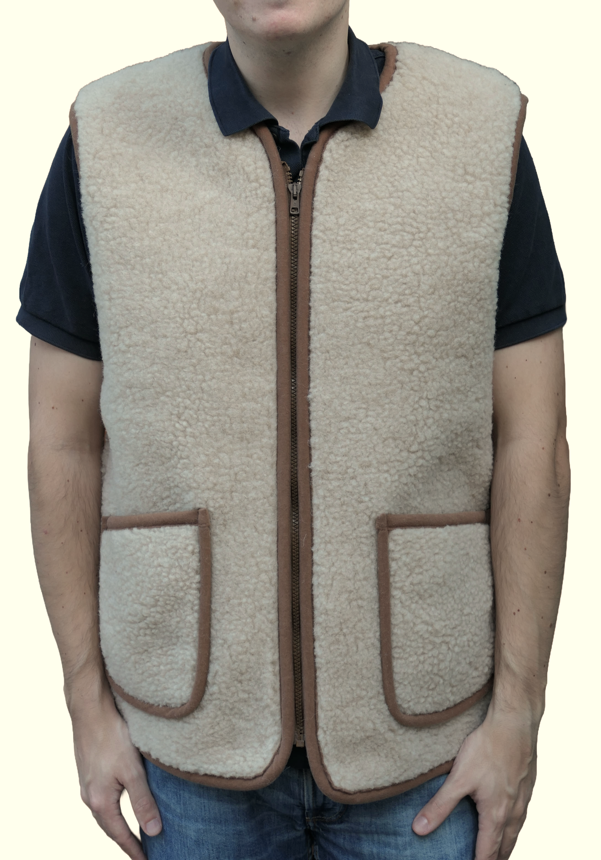 Woolpile Weste 100% Wolle (UNISEX)