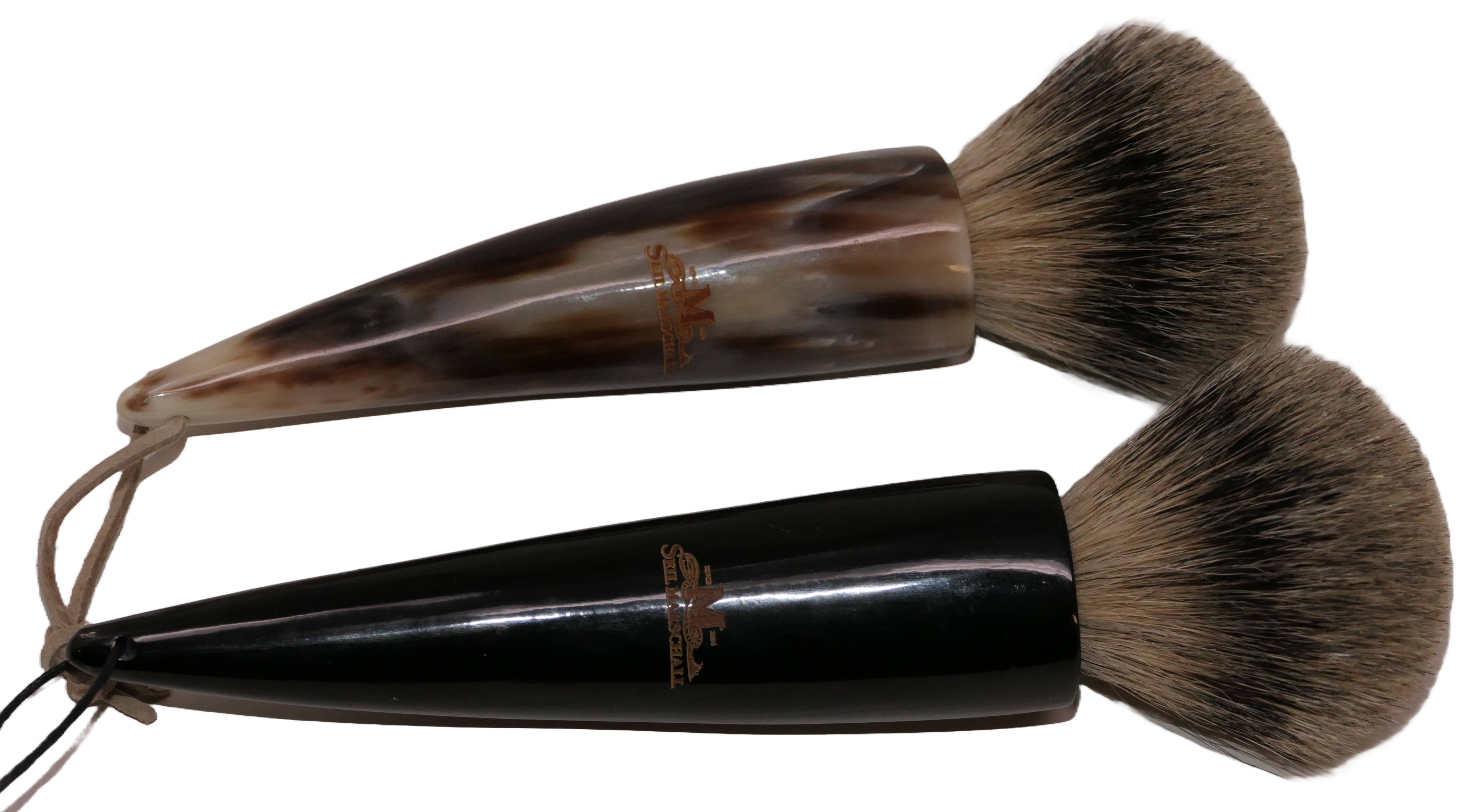 Shaving brush "horntip"