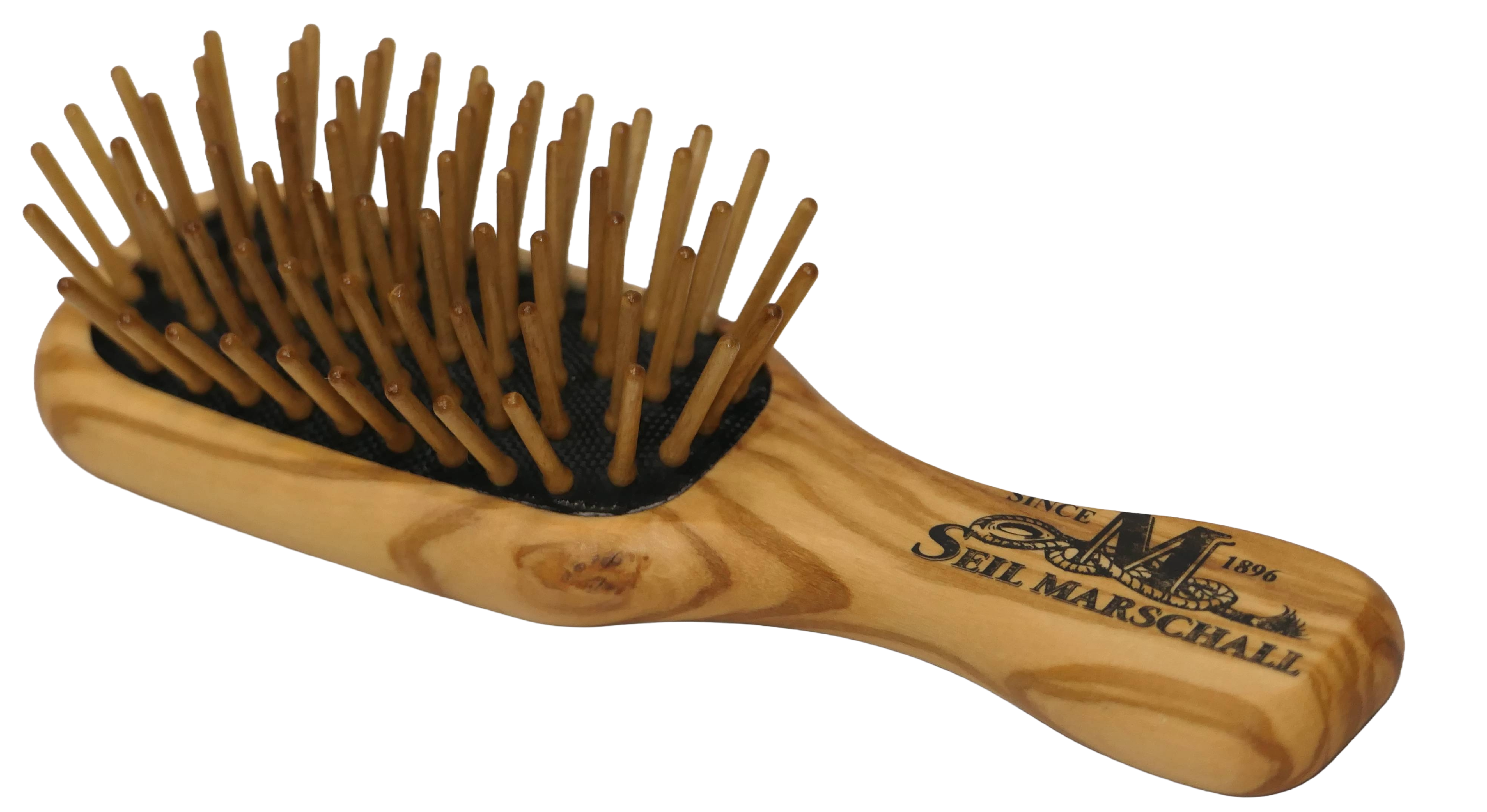 Mini Hairbrush olivewood