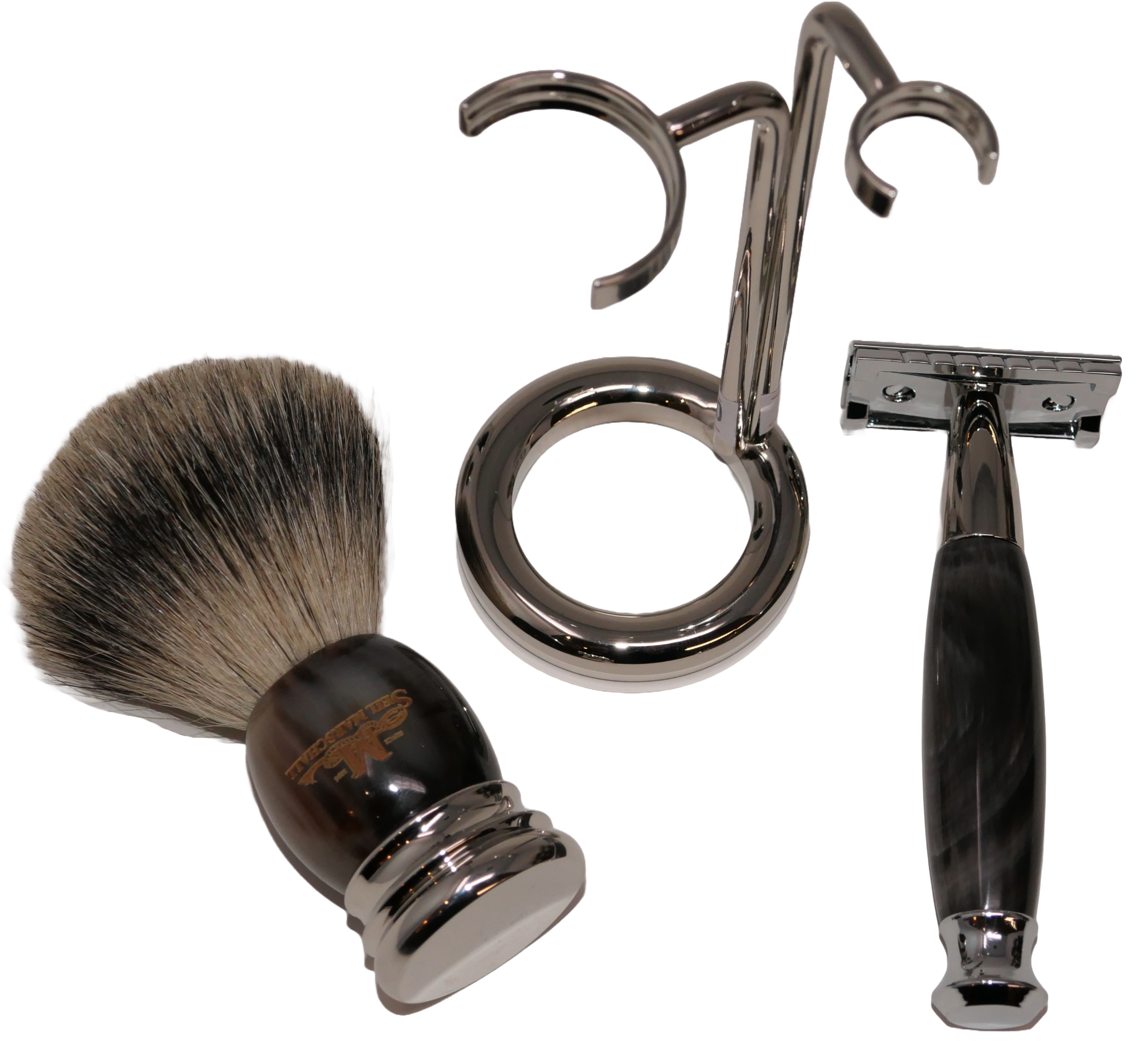 Exclusive Shavingset in Real Horn