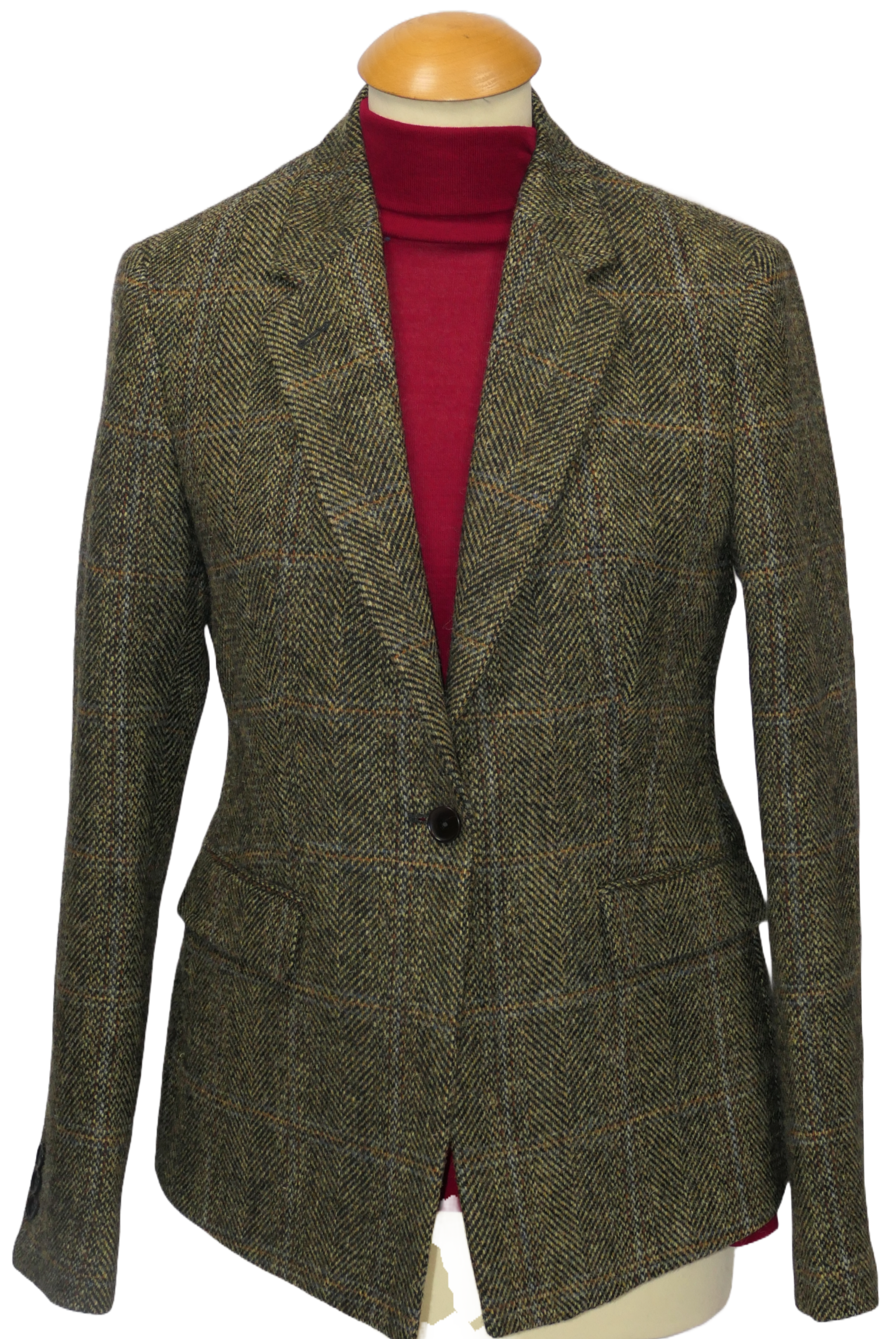 Harris Tweed Jacke grün-mix