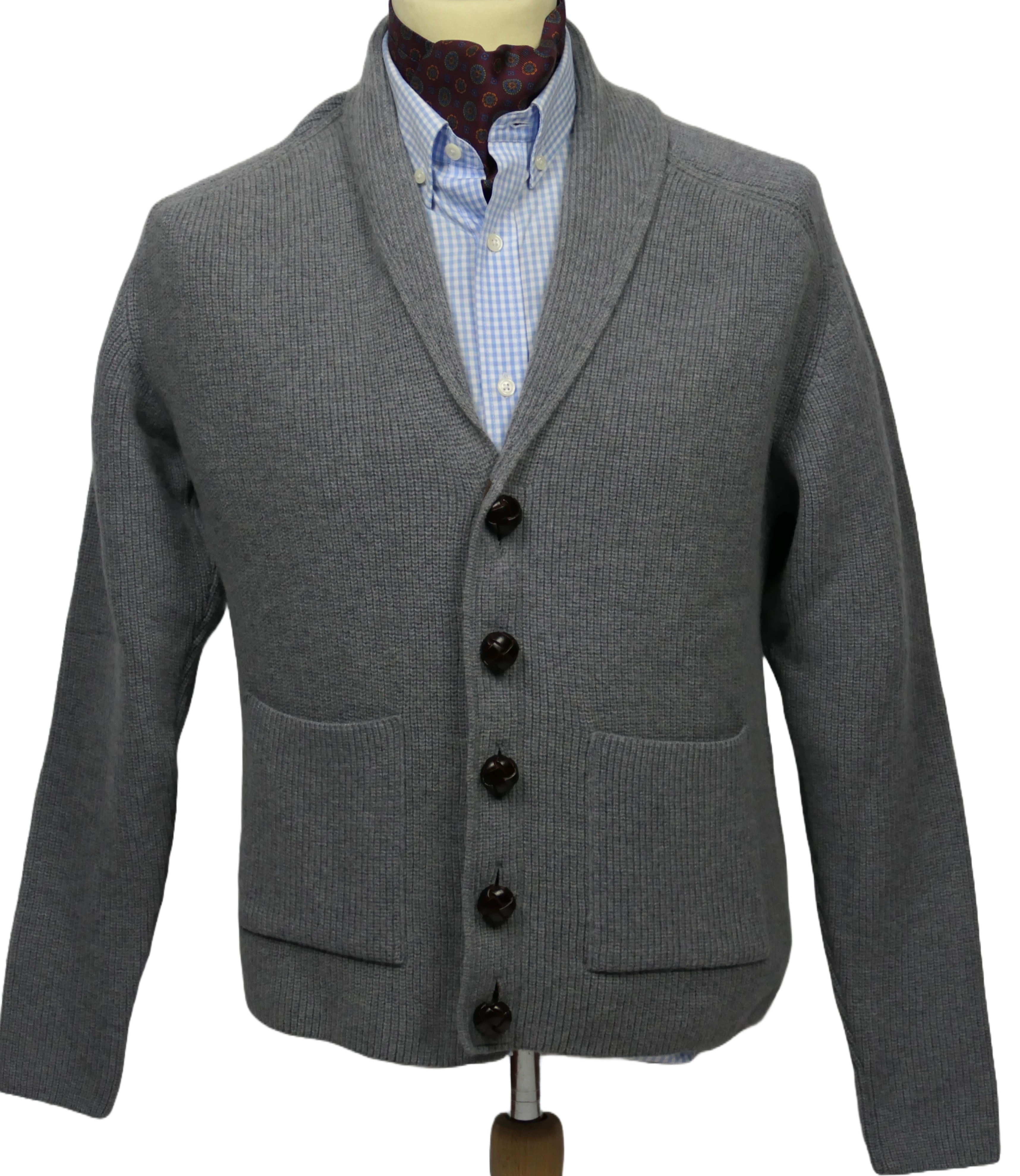 "Nantucket" Cardigan (Superlambswool)