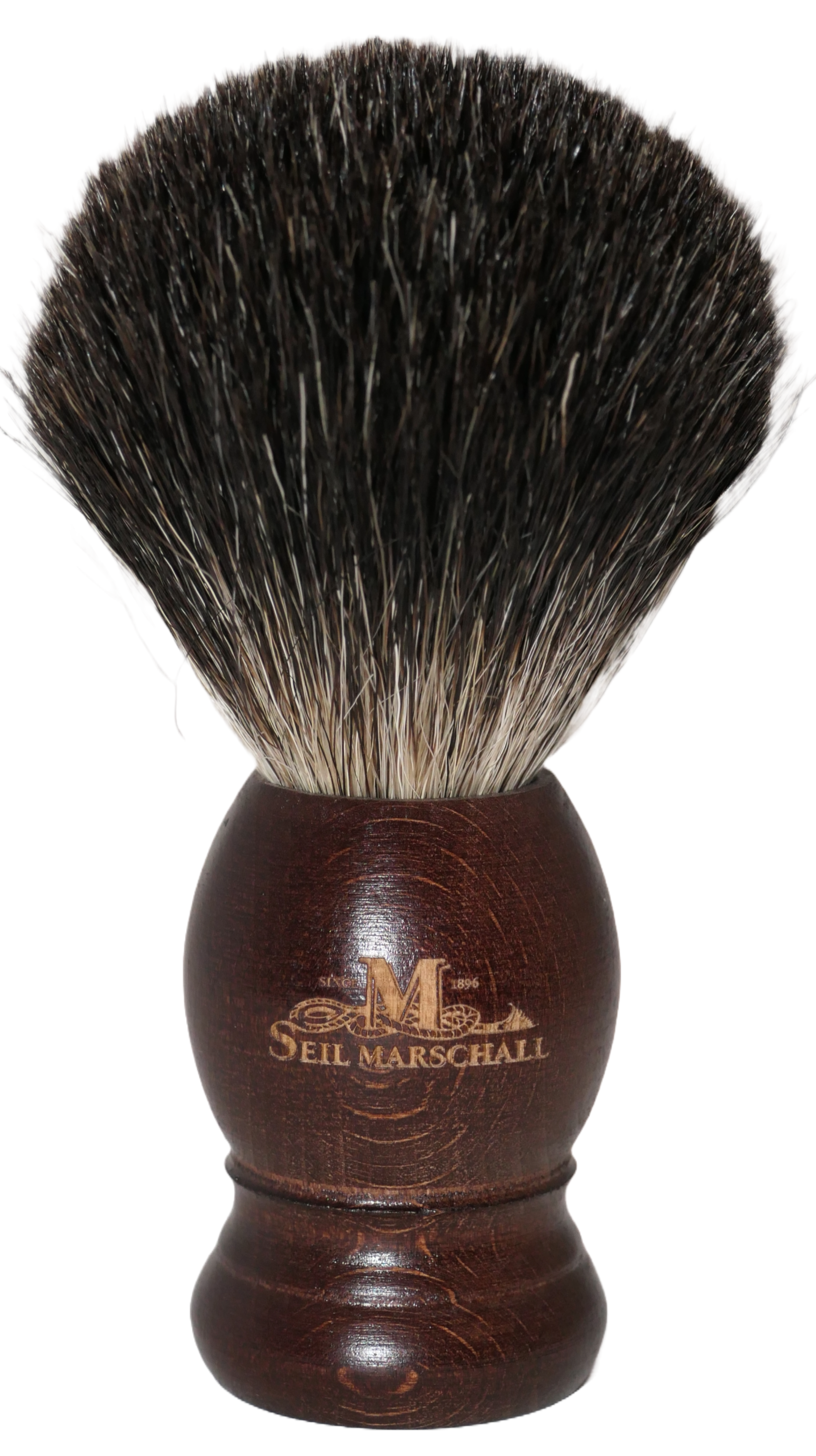 Shaving brush dark wood