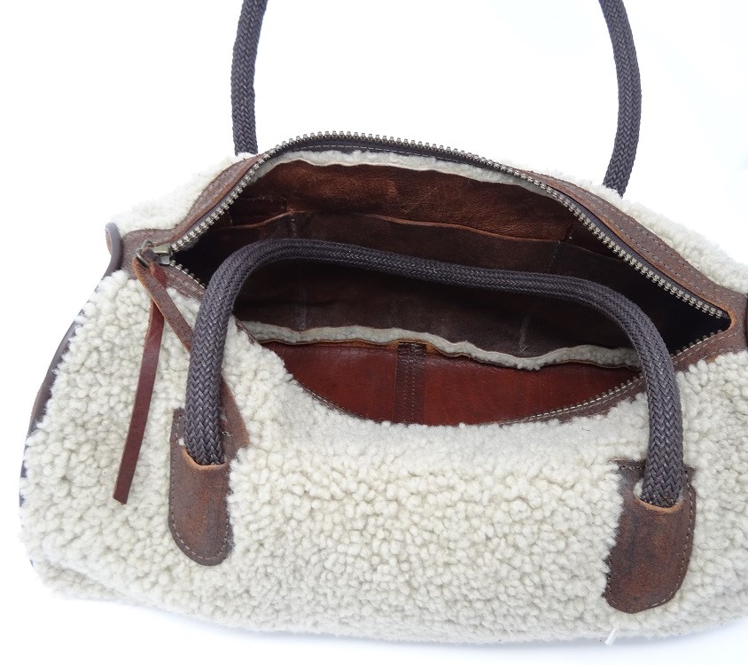 SHEARLING HANDBAG 