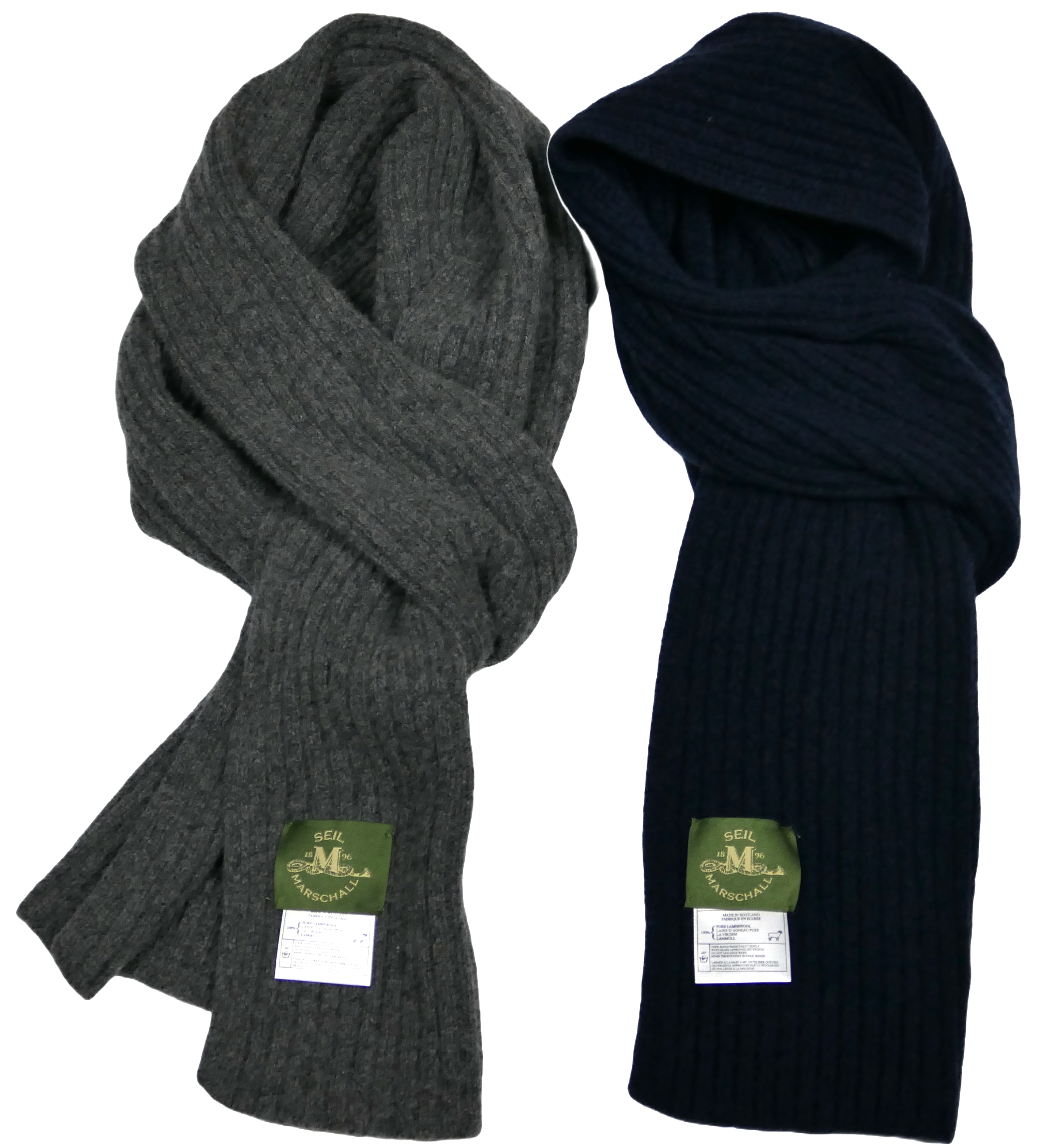 Ribbed Lambswool scarf