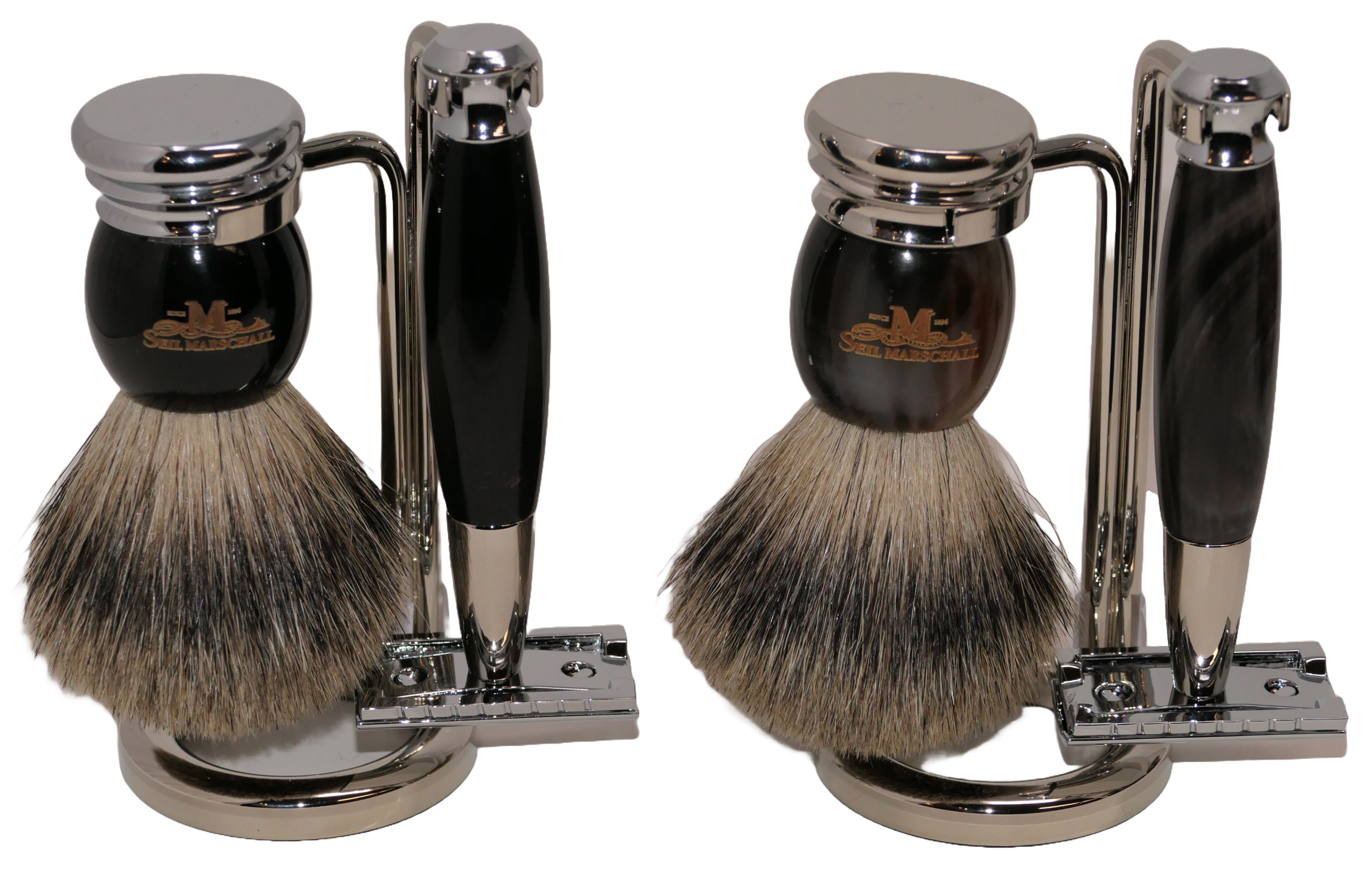 Exclusive Shavingset in Real Horn