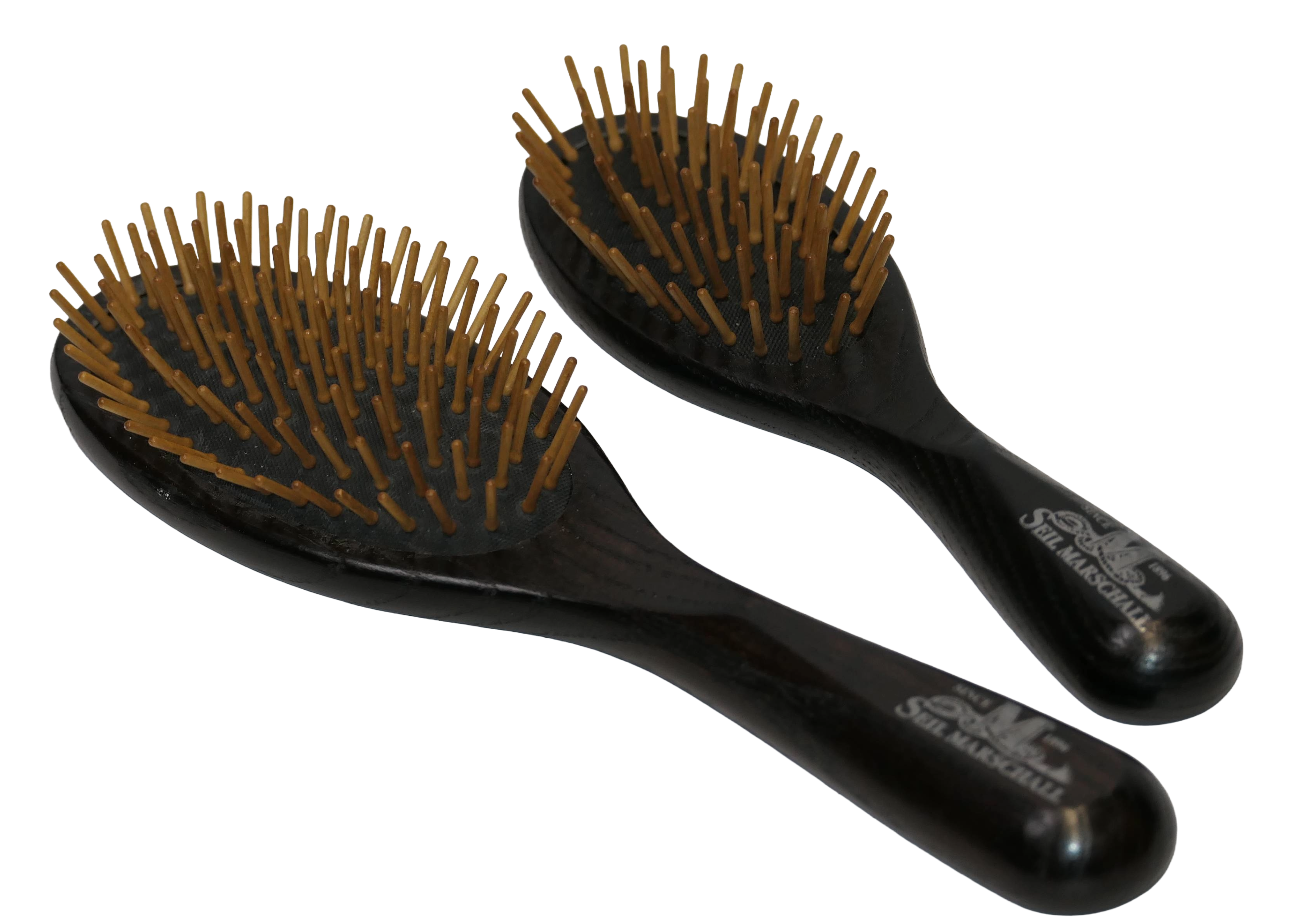 Hairbrush dark ash wood (small)