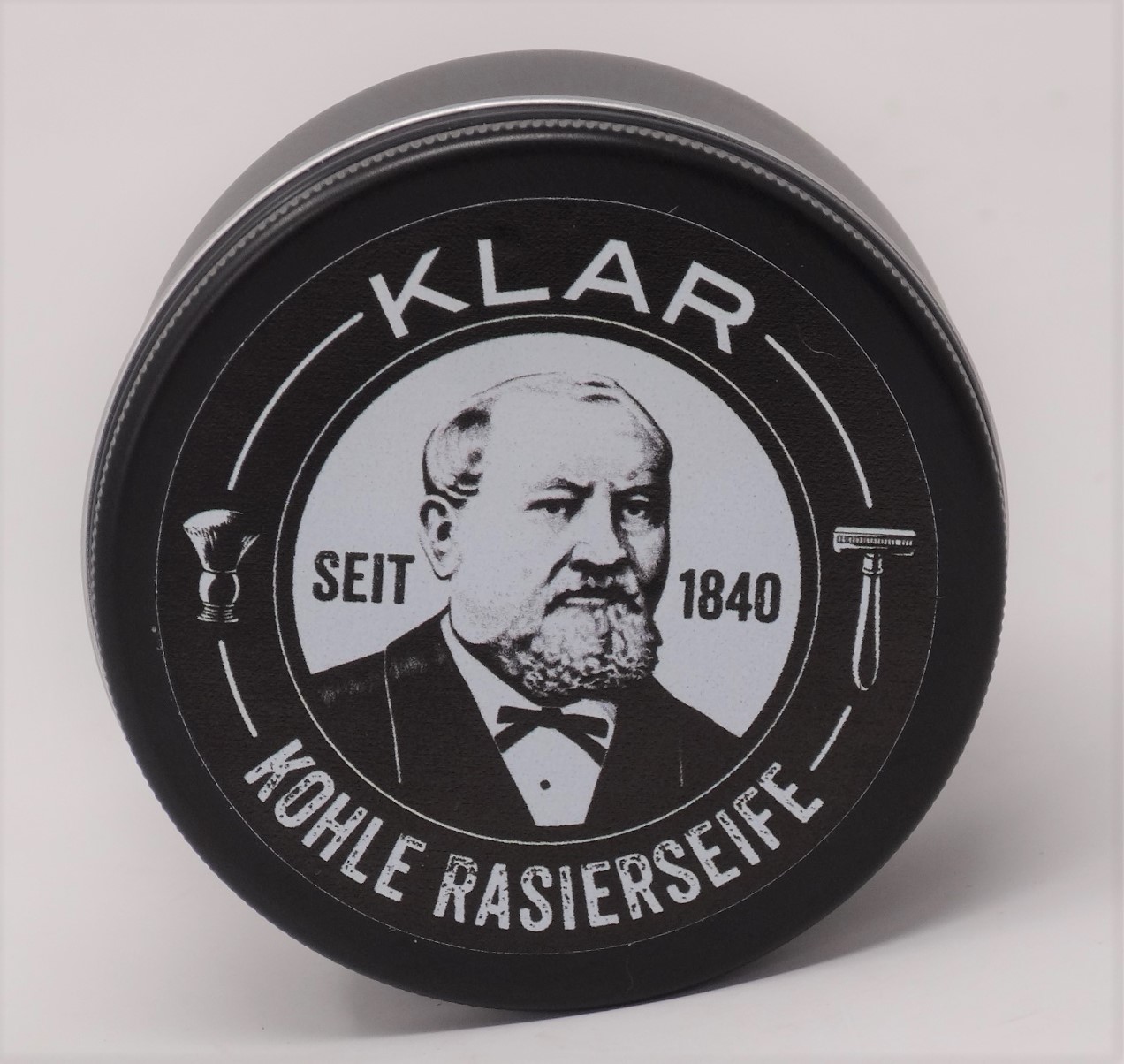 Black coal Shaving Soap 