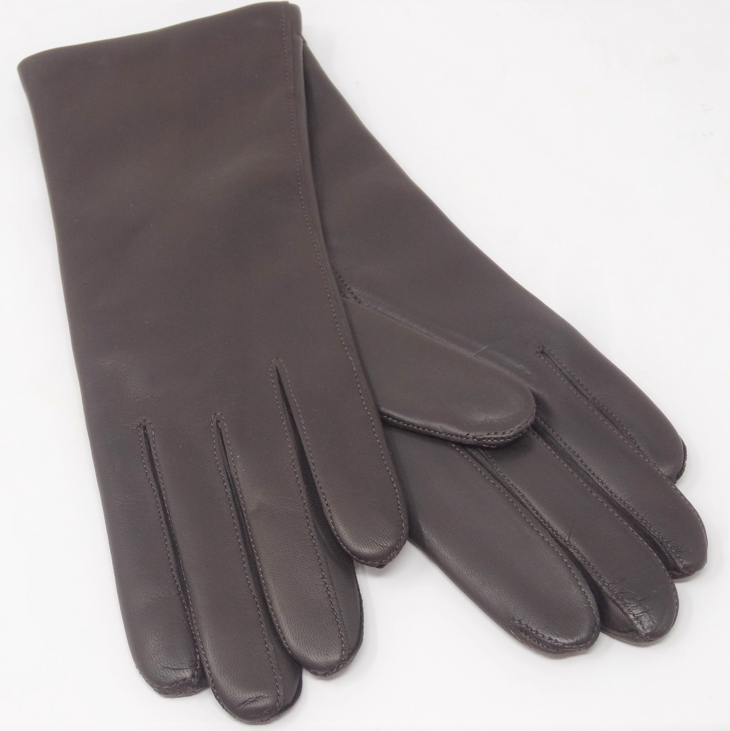 Ladies glove darkbrown