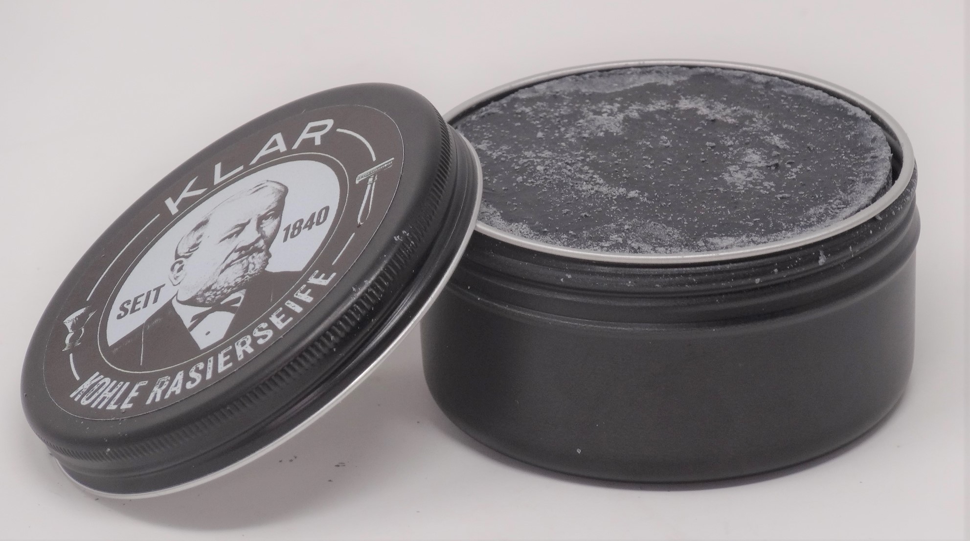 Black coal Shaving Soap 