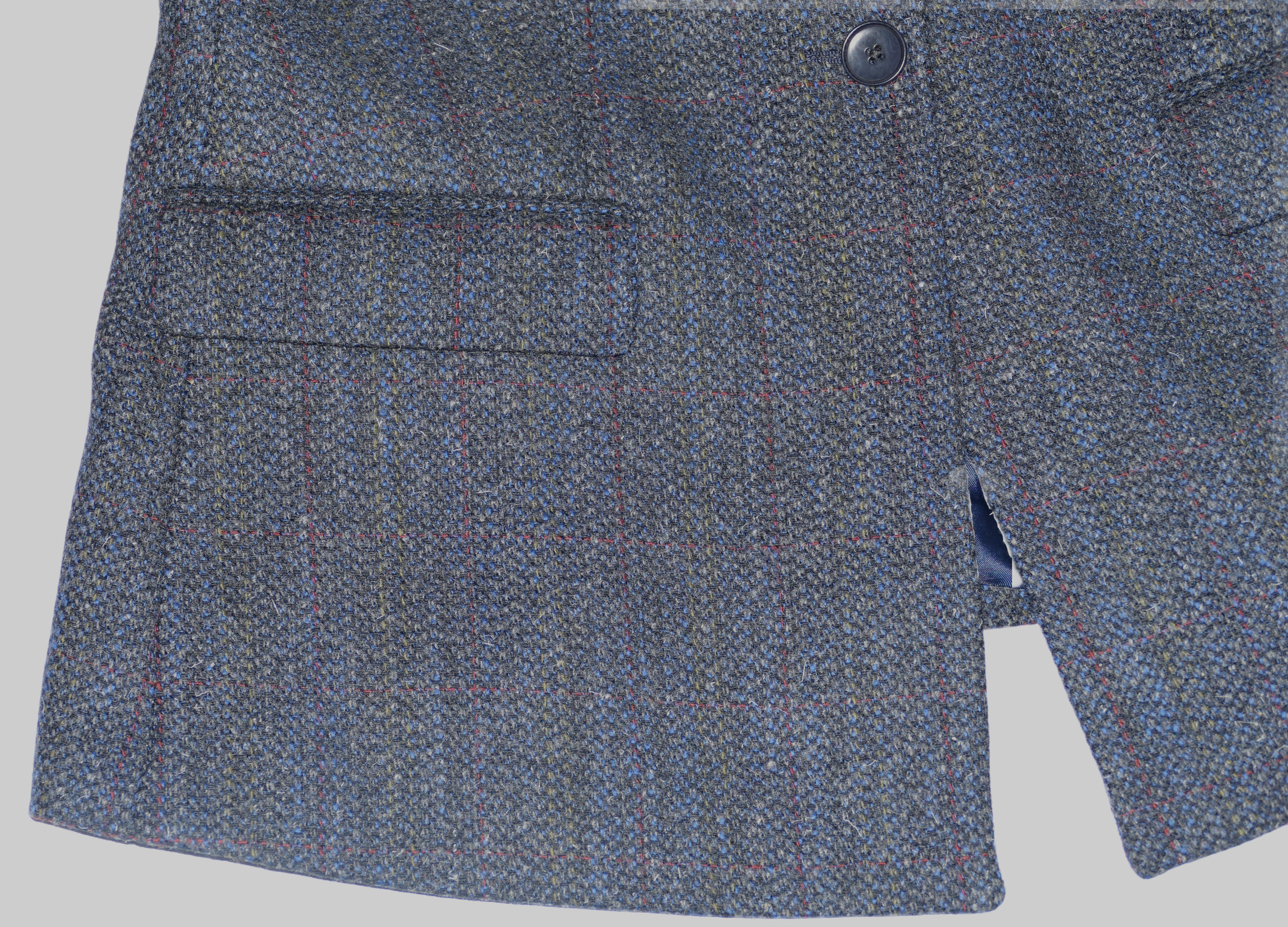 Harris Tweed Jacke blau