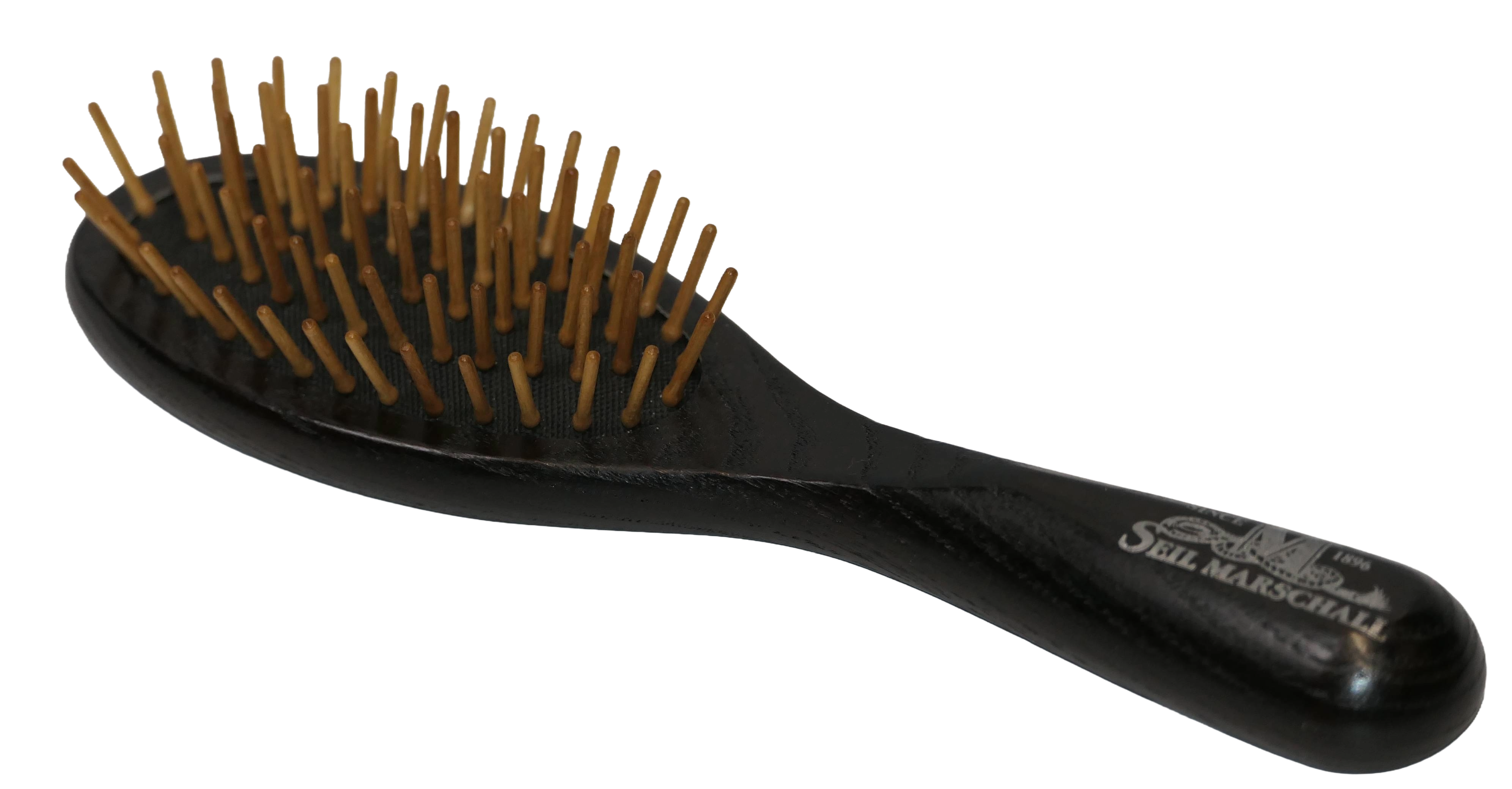 Hairbrush dark ash wood (small)