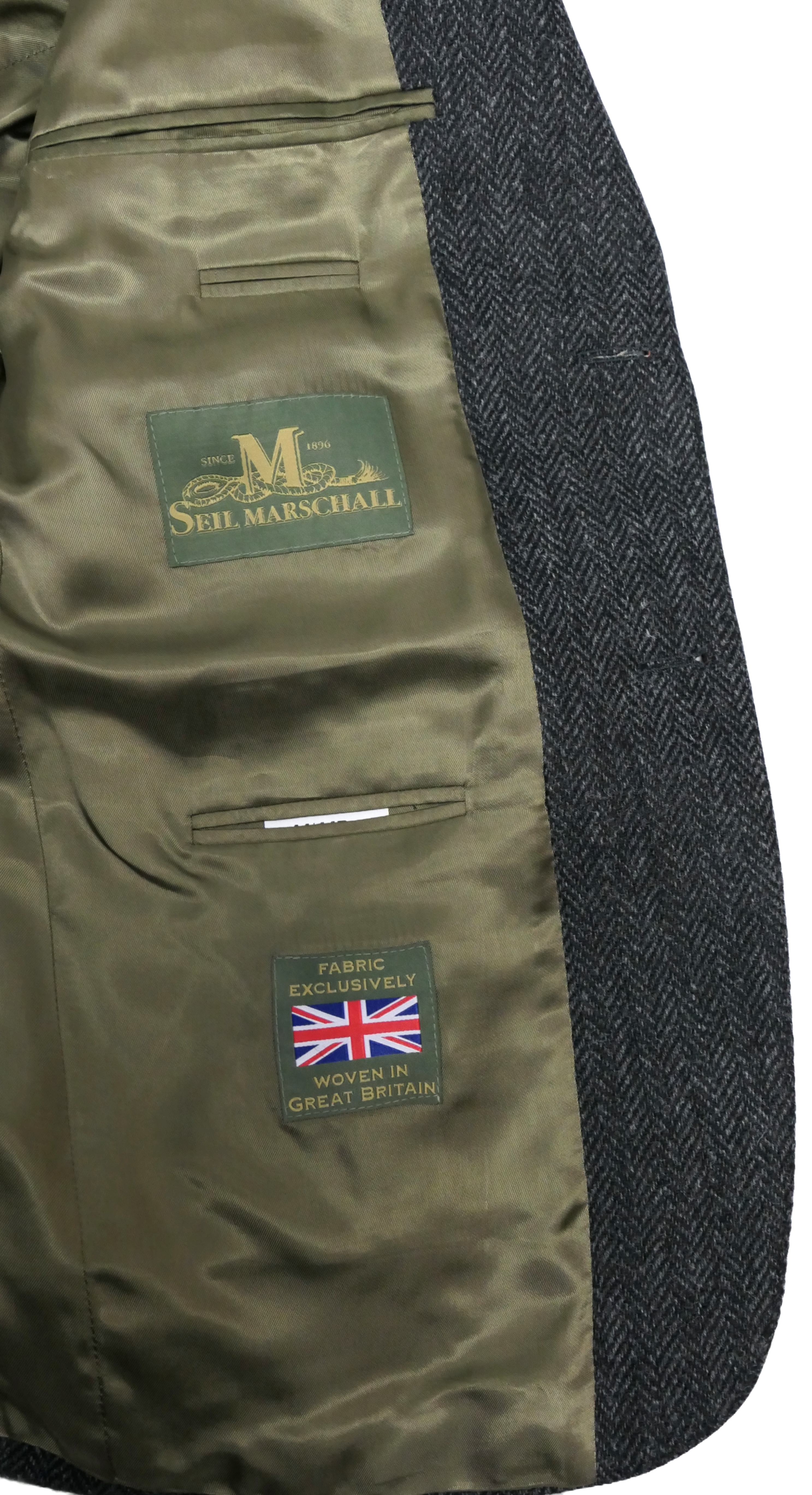 Tweedjacket "herringbone"