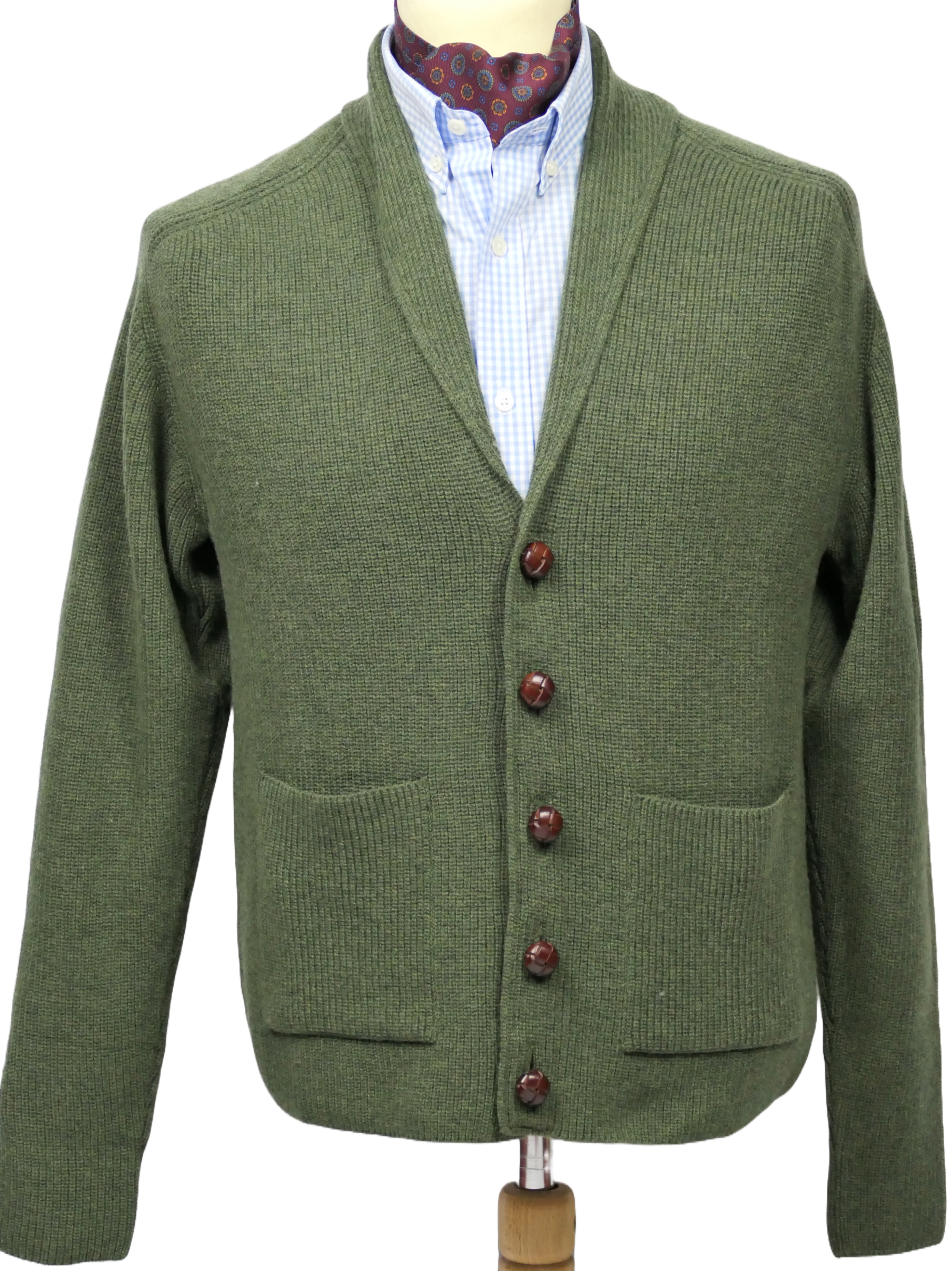 "Nantucket" Cardigan (Superlambswool)