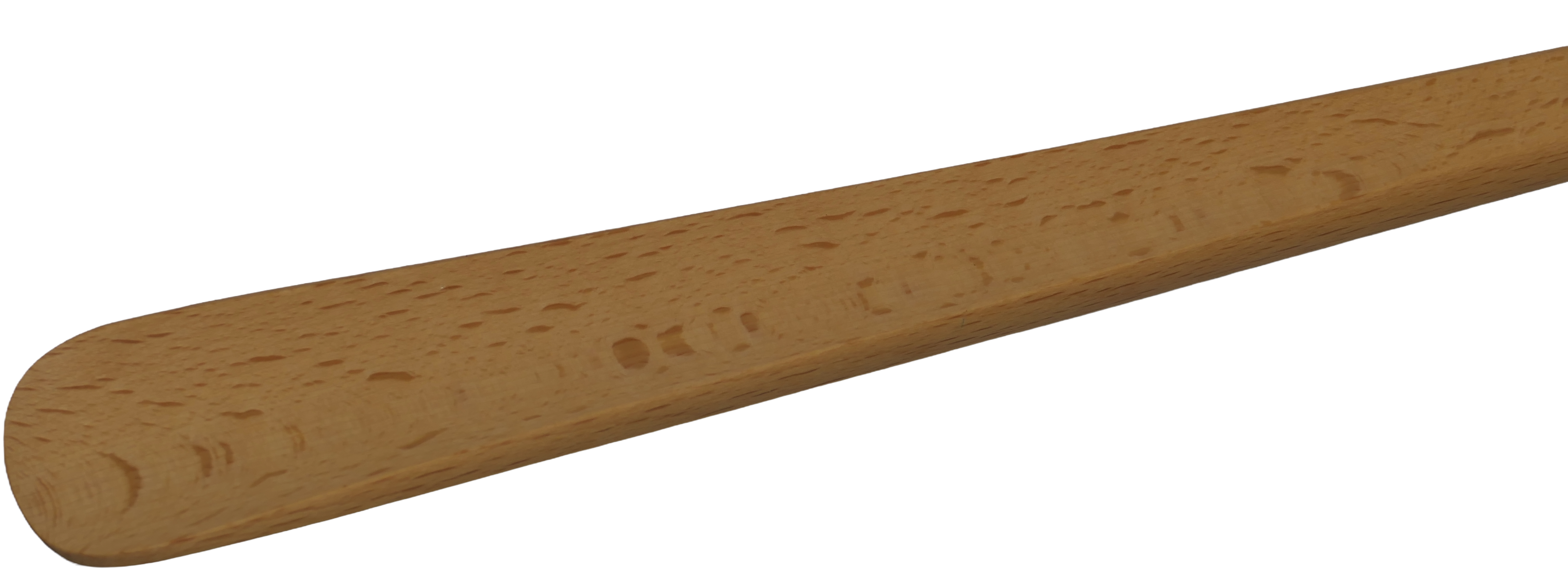 Sturdy shoehorn made of glazed beech wood (medium)