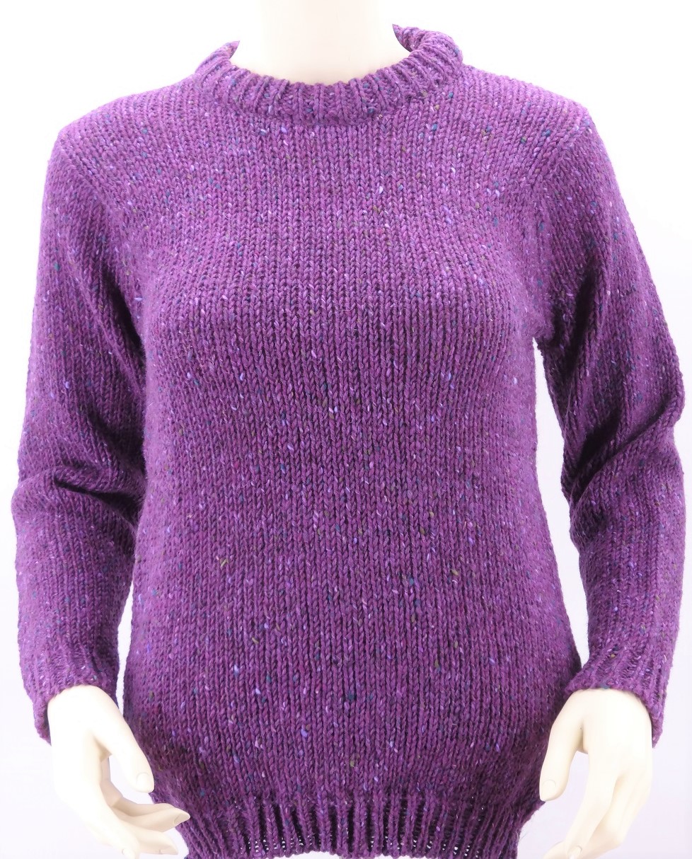Wm's Donegal Crew neck Pullover