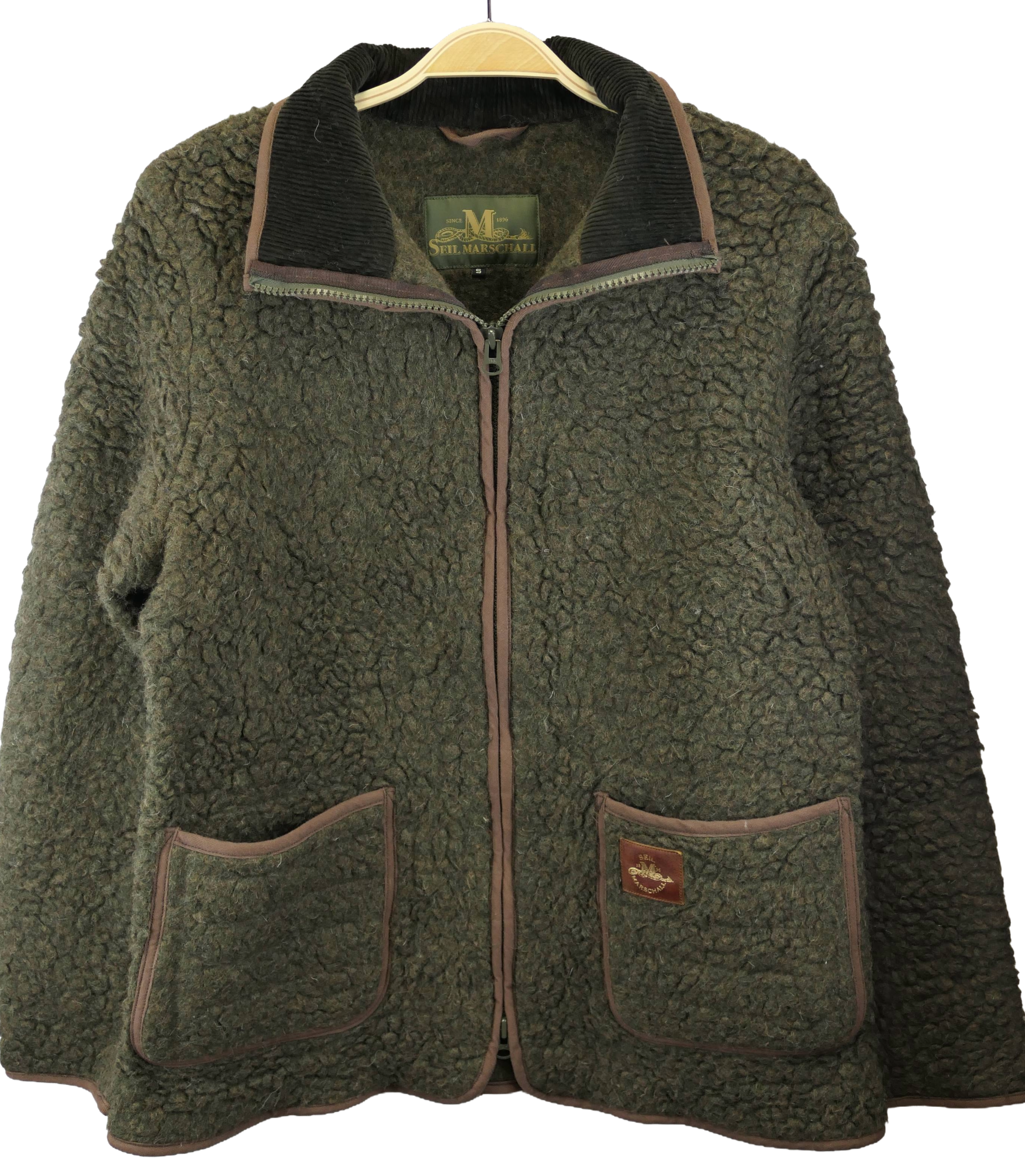 Washed Wool Pile Jacke (unisex)